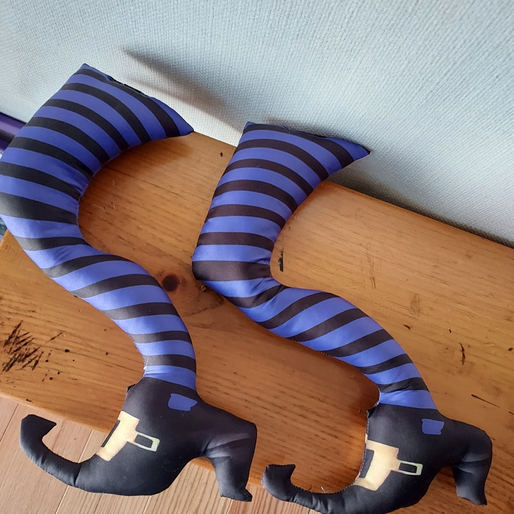 Halloween witch legs. Set of 2.